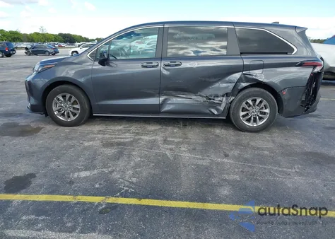 2025 Toyota Sienna Le from USA, damaged, VIN 5TDKRKEC5SS225544